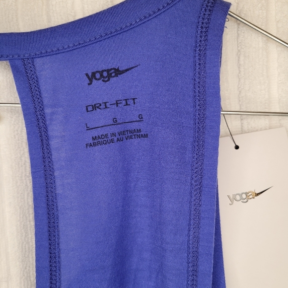 Nike Women's Yoga Dri-FIT Crossback Tank - Large - NEW! - Picture 6 of 7